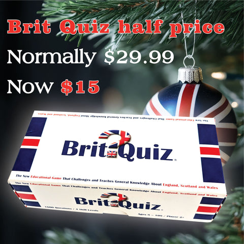 50% off - BRIT QUIZ - Only $15