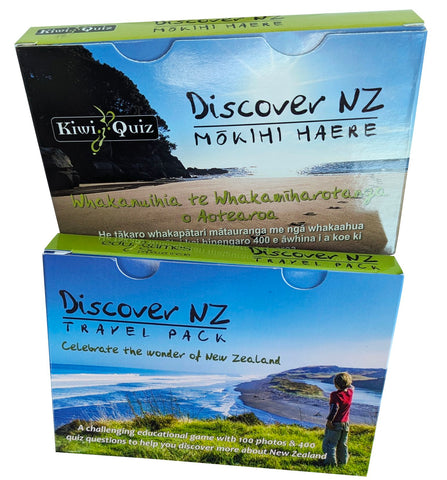 2-for-1 deal: buy Discover NZ & Mōkihi Haere for the price of 1 game